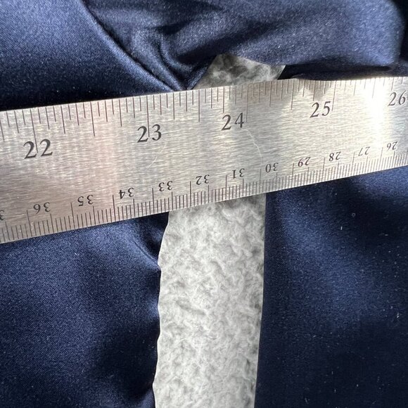 Vintage Victorias Secret Womens Pajama Top Medium Blue Button Front Gold Label - Picture 7 of 9